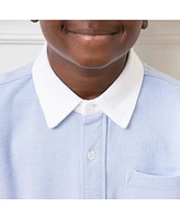 Hope & Henry Boys Organic Long Sleeve Pique Button Down Shirt