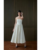 WeWoreWhat Women's Corset Maxi Dress