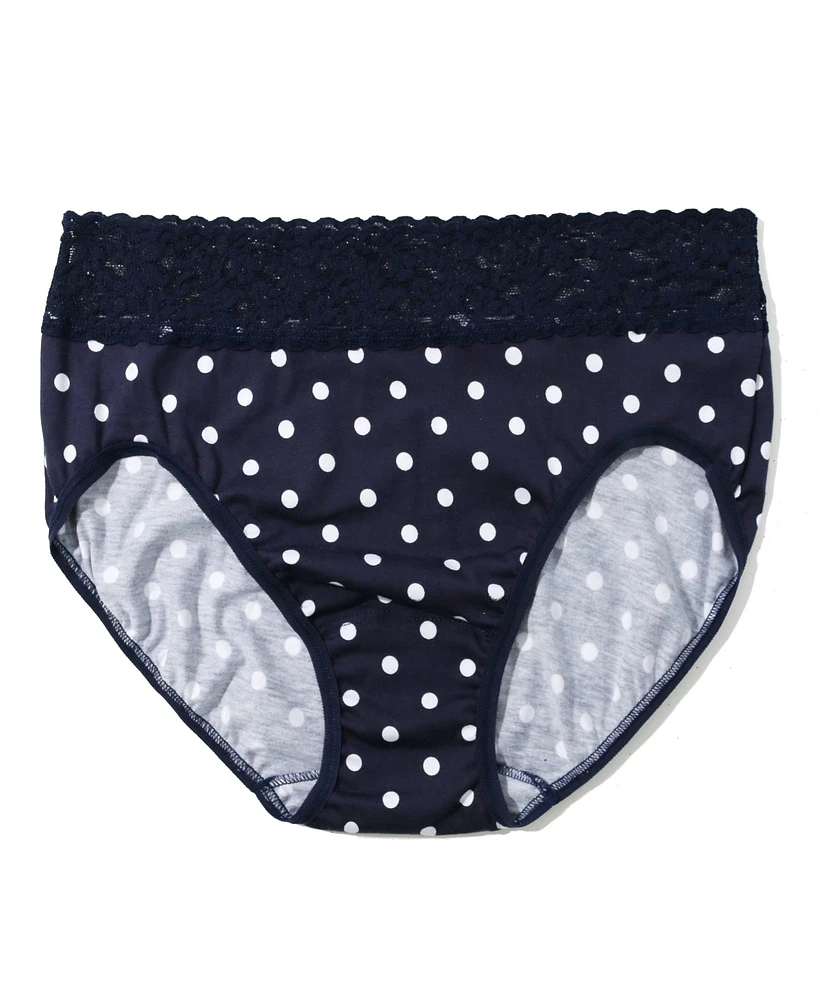Hanky Panky Women's Printed Supima Cotton French Brief Panty