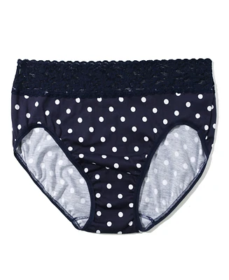 Hanky Panky Women's Printed Supima Cotton French Brief Panty