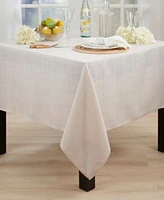 Saro Lifestyle Classic Stitched Plaid Table Runner Collection