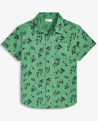 Epic Threads Little & Big Boys Printed Cotton Shirt, Exclusively at Macy's