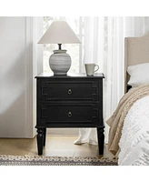 Kim 28"Tall 2-Drawer Nightstand