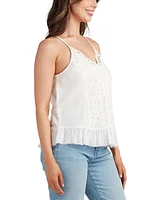 Bcx Juniors' Cotton Eyelet Tank Top