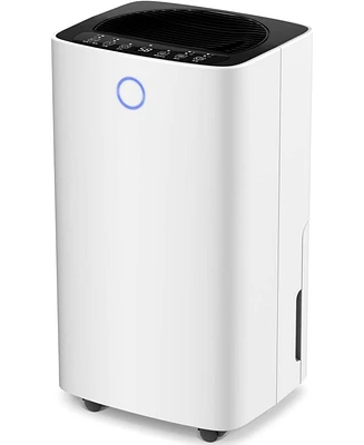 Cowsar Dehumidifier for Bathroom & Basement & Bedroom & Room with Drain Hose, 1,500 Sq. Ft Dehumidifiers with Auto or Manual Drainage, 3 Working Modes