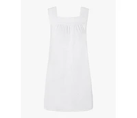 WeWoreWhat Women's Square Neck Babydoll Mini Dress