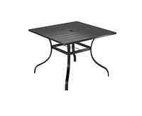 Casainc Square Outdoor Restaurant Steel Table
