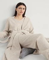 Mango Women's Long Knitted Cardigan Sweater