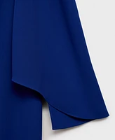 Mango Women's Long Flared Sleeve Dress