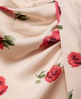 Mango Women's Floral Satin Blouse