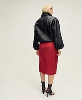 Mango Women's Multi-Position Textured Skirts