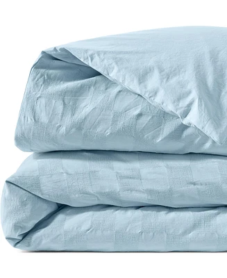 Lands' End Textured Pattern Duvet Bed Cover