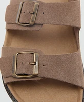 Mango Men's Split Leather Buckle Sandals