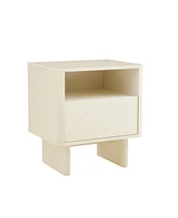 Manhattan Comfort 21.9" 2-Pc. Wood Ella Modern 2-Full Extension Drawer Nightstand Set