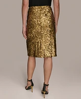 Donna Karan New York Women's Sequin Embellished Pencil Skirt