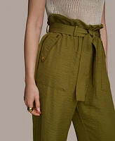 Donna Karan New York Women's Paperbag-Waist Ankle Pants