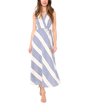 1.state Women's Halter-Neck Sleeveless Maxi Dress