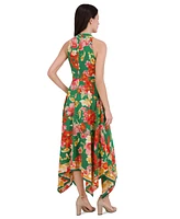 Vince Camuto Women's Printed Crossover-Neck Handkerchief