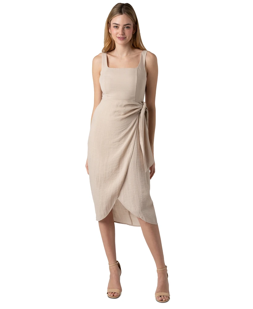 Sam Edelman Women's Side-Tie Midi Dress