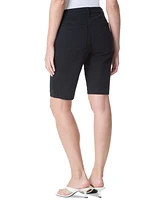 Gloria Vanderbilt Petite Amanda Side-Slit Bermuda Shorts