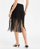 Bar Iii Women's Fringe Skirt, Exclusively at Macy's