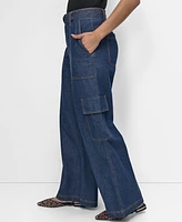 Dkny Women's Lightweight Wide-Leg Jeans