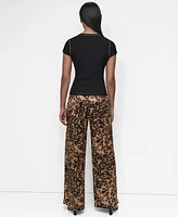 Dkny Women's Contrast-Stitch Top