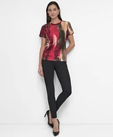 Dkny Women's Abstract-Print T-Shirt