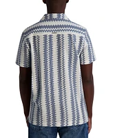 Karl Lagerfeld Paris Men's Textured Stripe Shirt