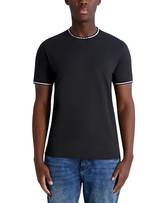 Karl Lagerfeld Paris Men's Contrast Logo T-Shirt