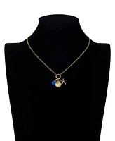 Unwritten Agate Sea Life Charm Necklace