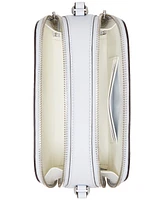 Kate Spade New York Serena Pointelle Double-Zip Dome Leather Crossbody