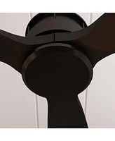 60 inch ceiling fan without light, can be used indoors and outdoors, with remote control, reversible Dc motor, no noise, for bedroom, living room, ter