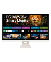Lg MyView 32SR73U 31.5" 16:9 4K Ultra Hd Usb-c Va Hdr Lcd Smart Monitor with WebOS, White