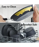 Cook N Home Pots and Pans Set Nonstick Professional Hard Anodized Cookware Sets 12-Piece, Dishwasher Safe with Stay-Cool Handles, Black
