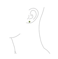 Bling Jewelry 1CTW Round Cubic Zirconia Solitaire Cz Stud Earrings .925 Sterling Silver 7MM