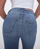 Good American Women's Always Fits Legs Straight-Leg Jeans