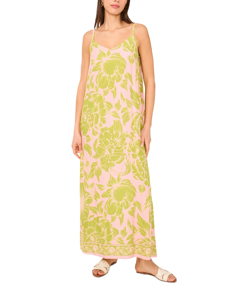 Vince Camuto Women's Floral-Print Maxi Slip Dress