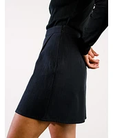 Able Women's Micayla Wrap Mini Skirt