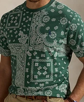 Polo Ralph Lauren Men's Big & Tall Bandanna-Print Jersey T-Shirt