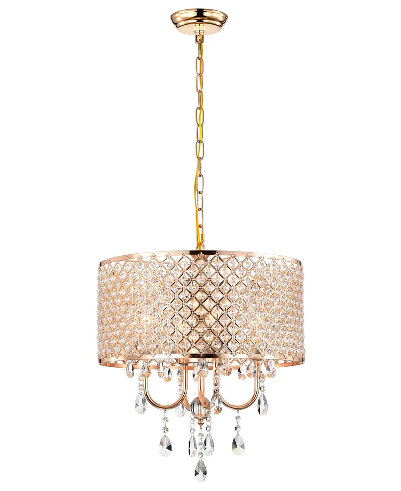 Home Accessories 18" Lucilia 4-Light Indoor Chandelier