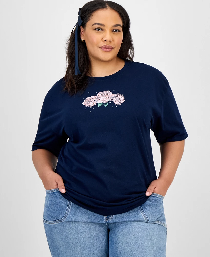 Rebellious One Trendy Plus Good Vibes T-Shirt