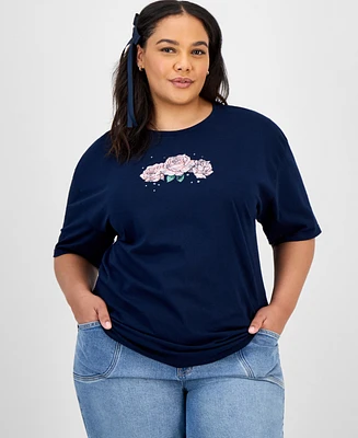 Rebellious One Trendy Plus Good Vibes T-Shirt