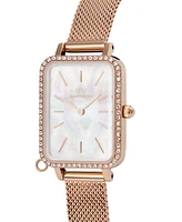 Daniel Wellington Women's Analog Rose Gold Tone Stainless-Steel Watch