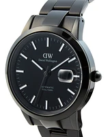 Daniel Wellington Men's Automatic Black Stainless-Steel Watch, 40mm