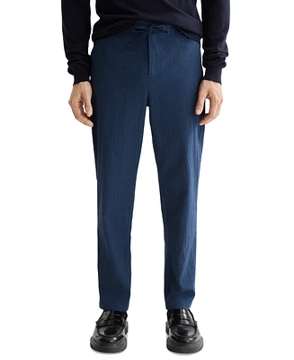 Scotch & Soda Men's Finch Tapered Fit Seersucker Joggers