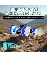 Contixo Cobra Speed Crawler Rc Stunt Car, 4WD, Led Lights, Music, 360 Spins, Ages 8+