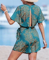 Cupshe Women's Island Bliss Tropical Romper