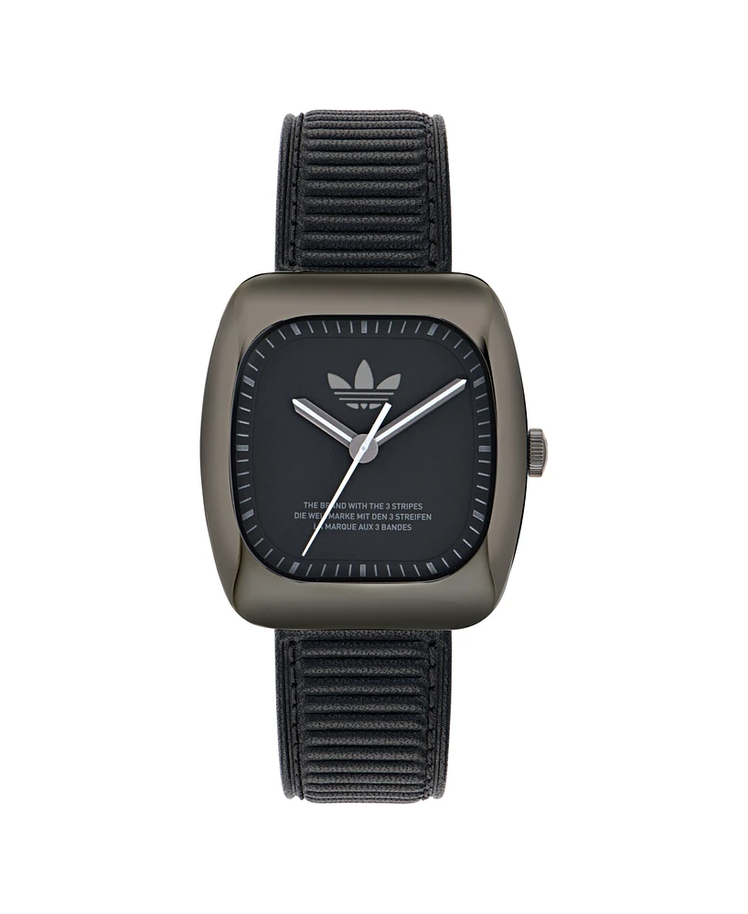 adidas Unisex Analog Leather Watch
