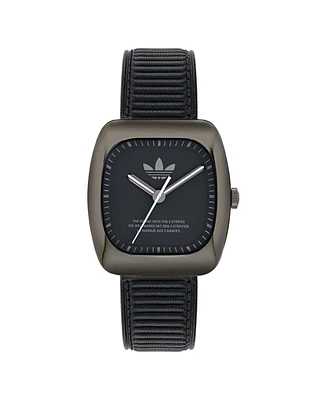adidas Unisex Analog Leather Watch